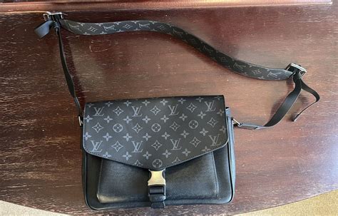 Louis Vuitton Flap Messenger M30746 Monogram Black 